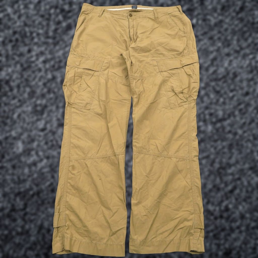 Polo Ralph Lauren VTG Polo Ralph Lauren Pants Mens 36x32 Lightweight Paratrooper Utility Cargo Tan Beige 5-Pocket Inseam 32in 36 Regular Mens Jeans Cargo Pants Size US M / EU 48-50 / 2 - 1 Thumbnail