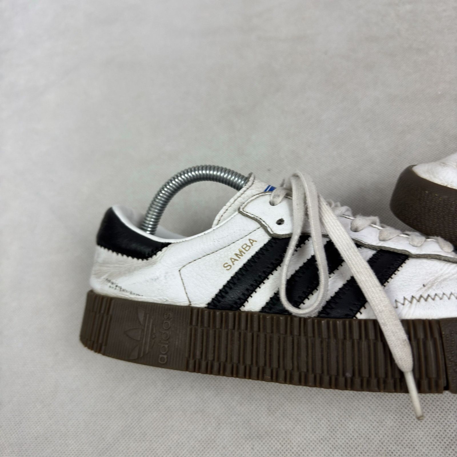 Adidas Adidas Sambarose AQ1134 Womens Cloud White Sneaker Shoes 9.5 Size US 9.5 / IT 39.5 - 8 Thumbnail