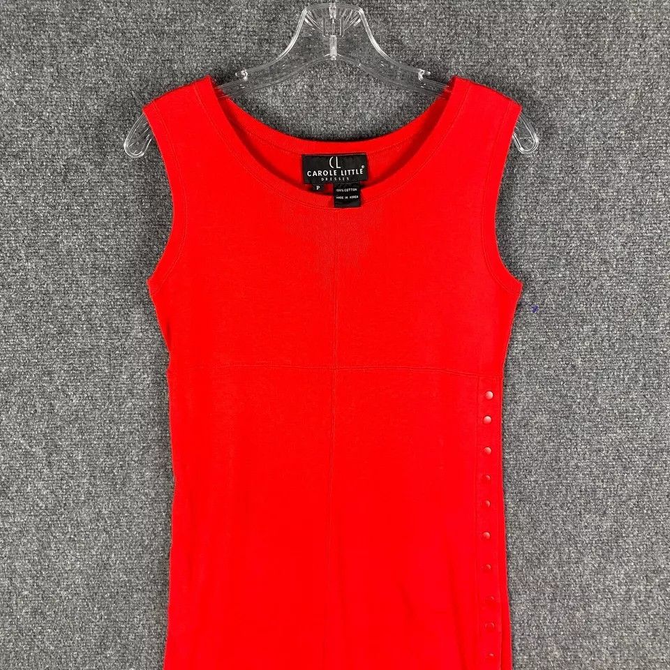 Other Carole Little Maxi Dress Women's Small Red Sleeveless S Size S / US 4 / IT 40 - 2 Thumbnail