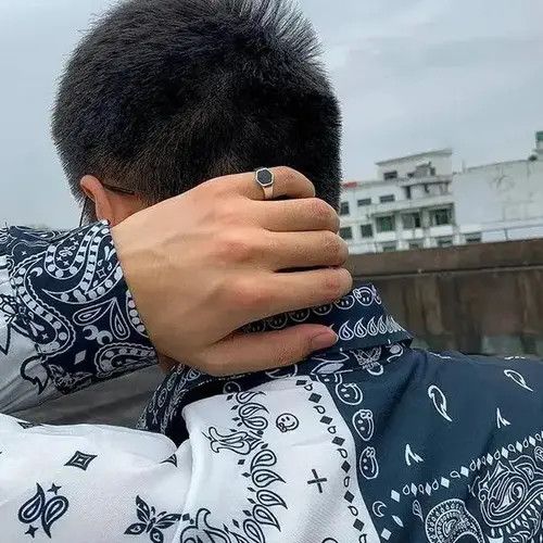 VIBE Men's ring with stone Size ONE SIZE - 2 Thumbnail