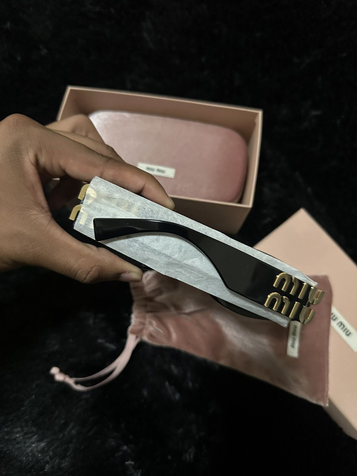 Miu Miu MIU MIU NEW SEASON OVAL SUNGLASSES BRAND NEW Size ONE SIZE - 3 Thumbnail