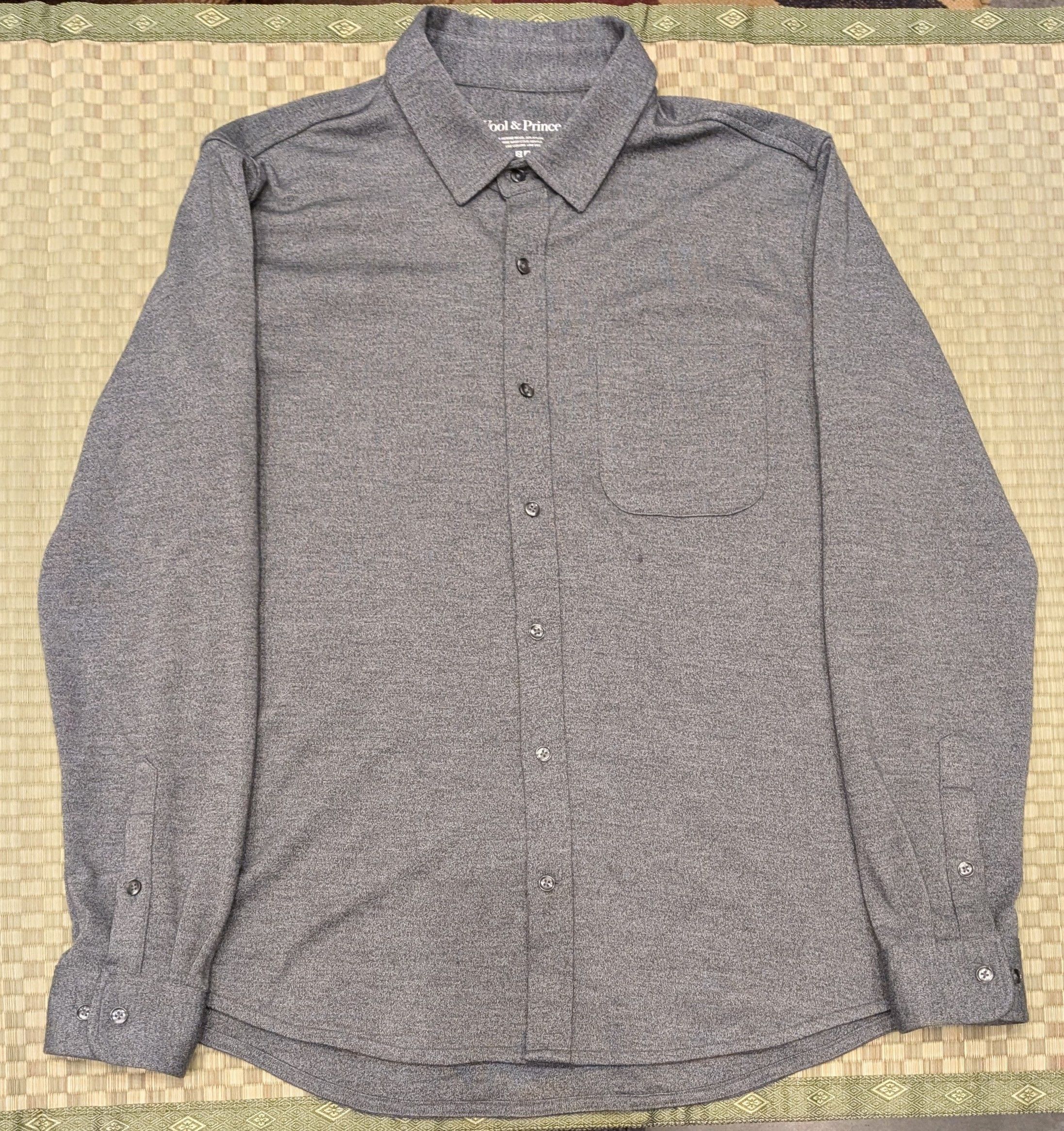 Wool&Prince Wool & Prince Merino Wool Nylon Button Up Shirt Size US L / EU 52-54 / 3 - 1 Thumbnail