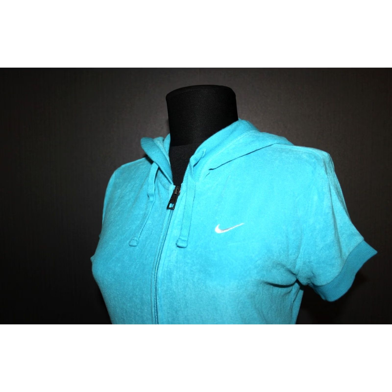 Nike Nike Womens Mint Short Sleeves Hoodie Jacket M Size Size M / US 6-8 / IT 42-44 - 2 Thumbnail