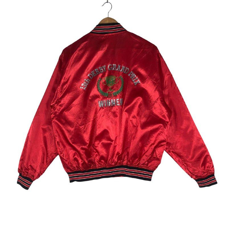 Vintage Vintage Narita Satin Varsity Jacket Size US M / EU 48-50 / 2 - 6 Thumbnail