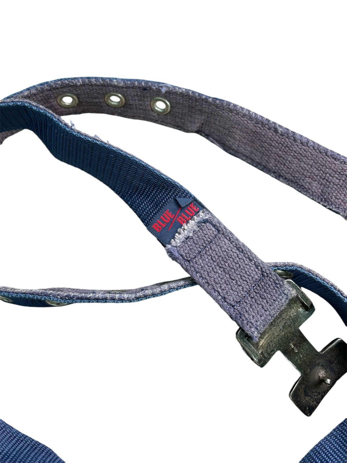 Blue Blue Japan 90s Blue Blue japan indigo blue dyed thin belt buckle head Size ONE SIZE - 2 Thumbnail