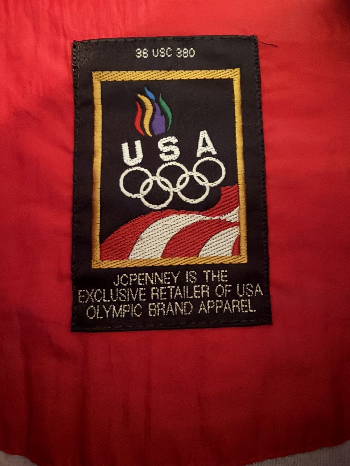 USA Olympics Vintage Olympics Windbreaker Size US L / EU 52-54 / 3 - 4 Thumbnail