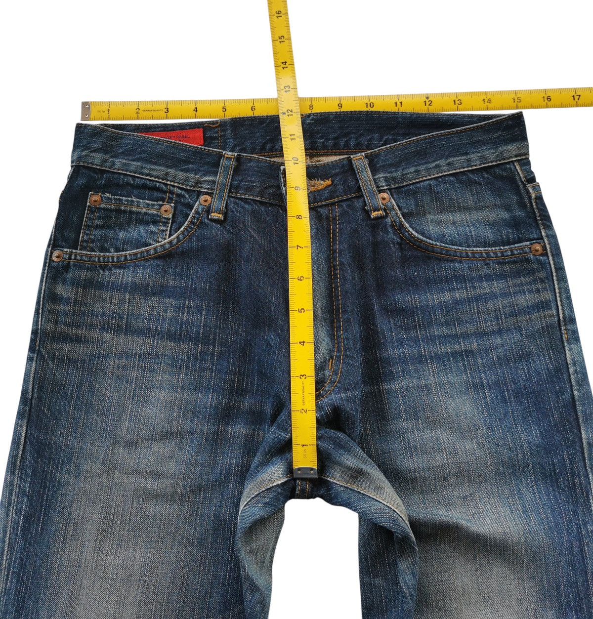 Tornado Mart Edwin 503 Rebel Boot Cut Flare Denim Jeans Size US 30 / EU 46 - 11 Thumbnail