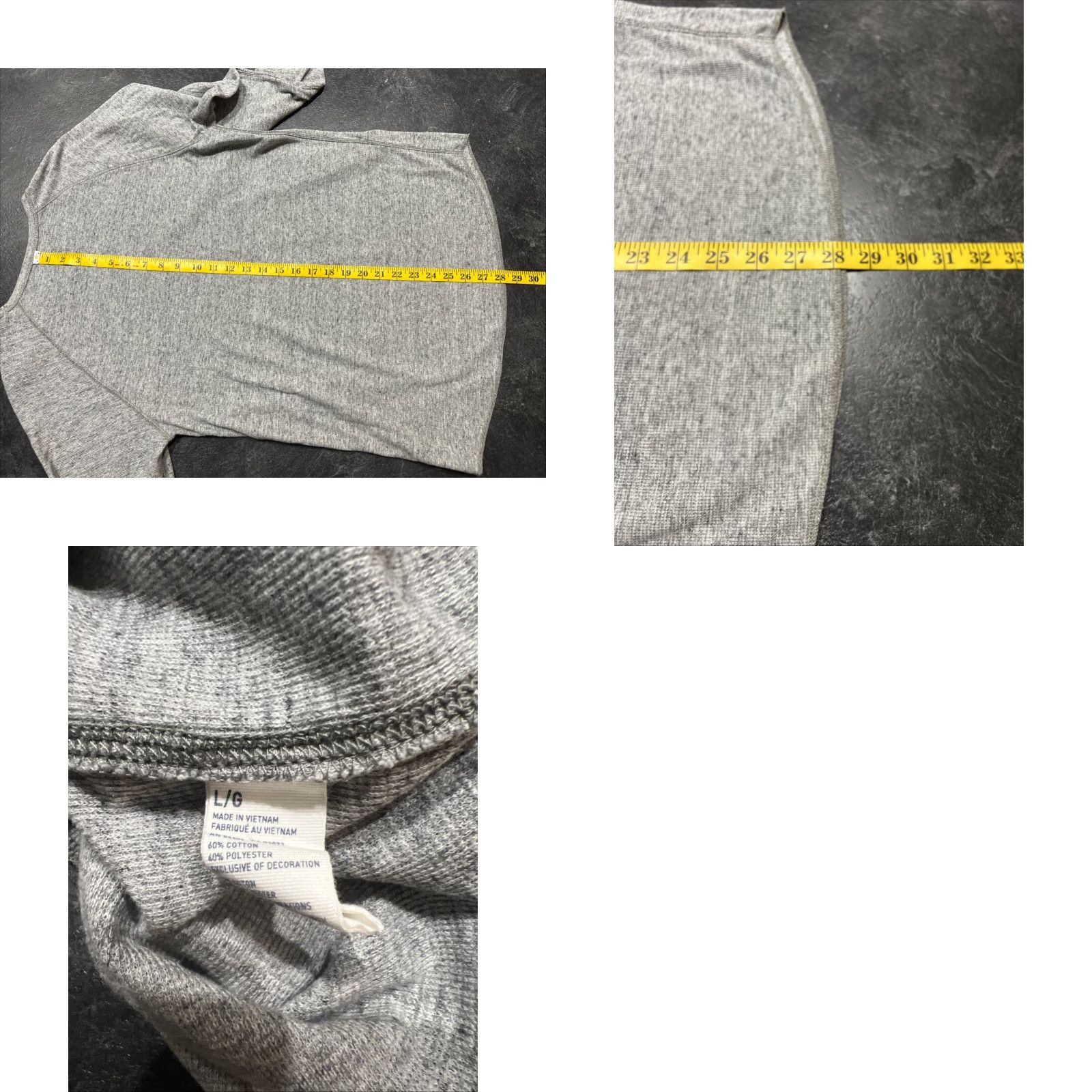American Eagle Outfitters American Eagle Outfitters T-Shirt Mens Large L Gray Thermal Knit Outdoors Casual Size US L / EU 52-54 / 3 - 8 Thumbnail