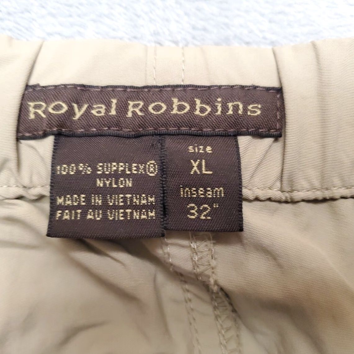 Royal Robbins Royal Robbins Pants Men 36x32 Beige Nylon Lightweight Convertible Hiking Size US 36 / EU 52 - 4 Thumbnail