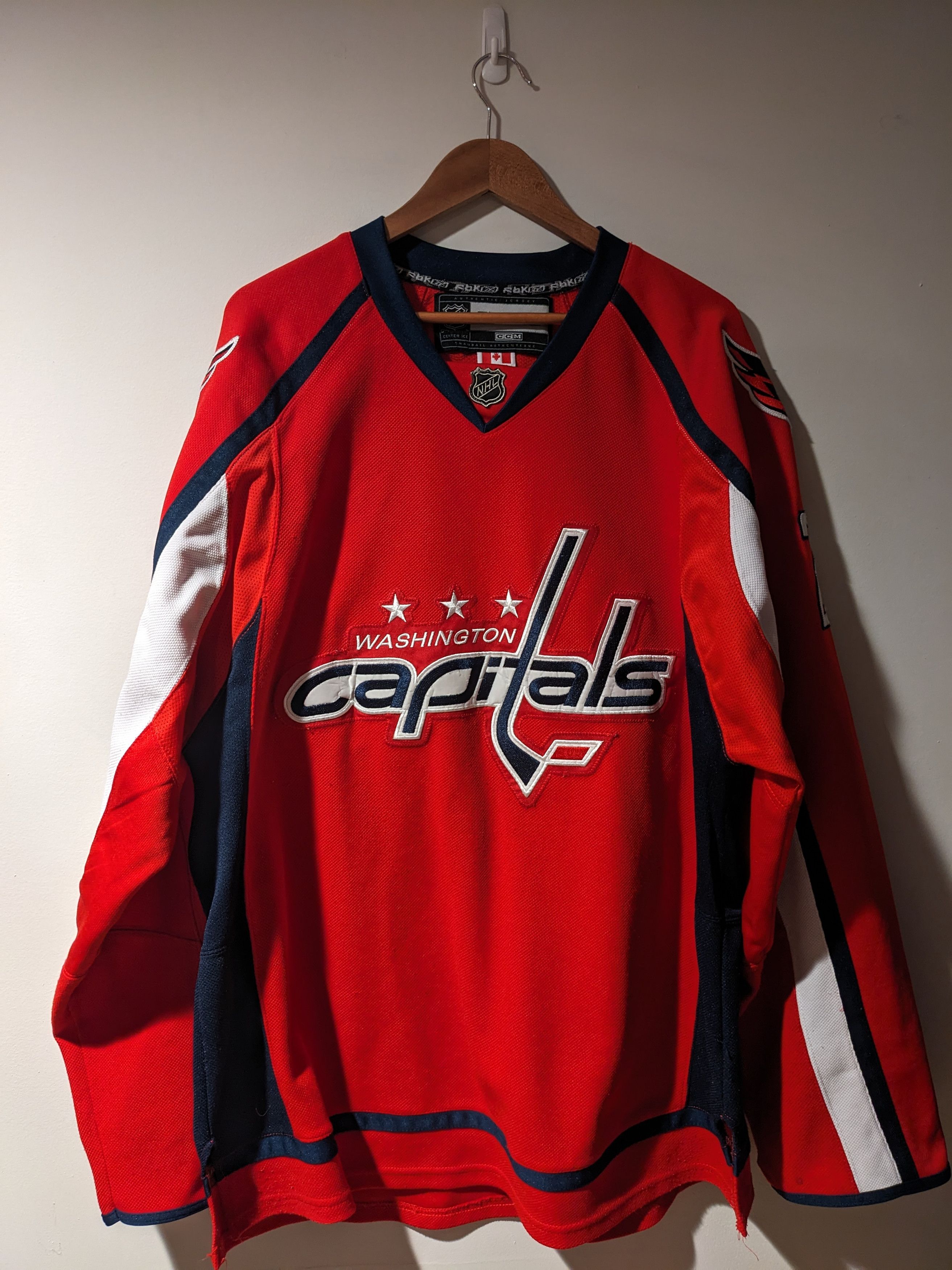 NHL × Vintage Vintage Washington Capital Semin NHL Size 56 Hockey Jersey Size US XL / EU 56 / 4 - 1 Thumbnail