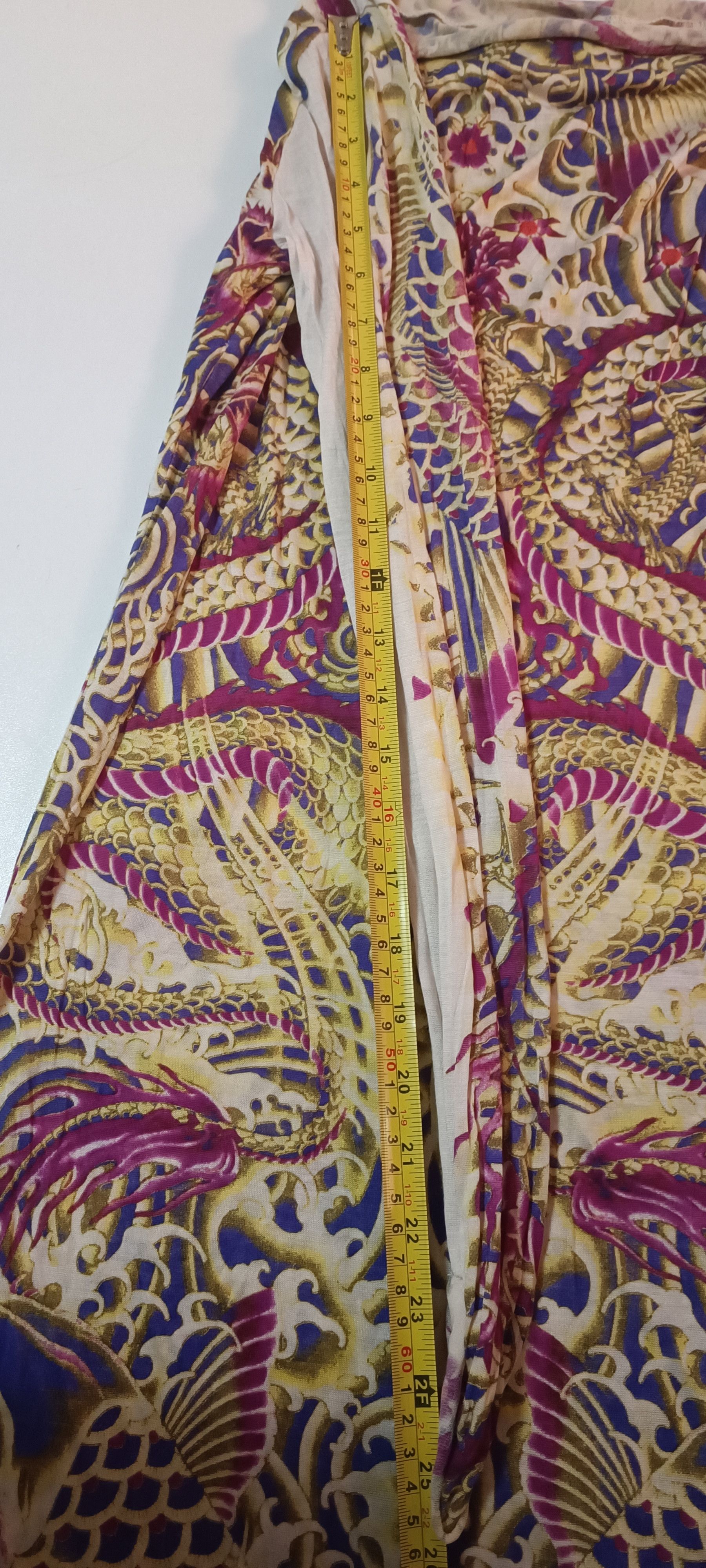Jean Paul Gaultier Dragon and fishes silk dress Size S / US 4 / IT 40 - 20 Thumbnail