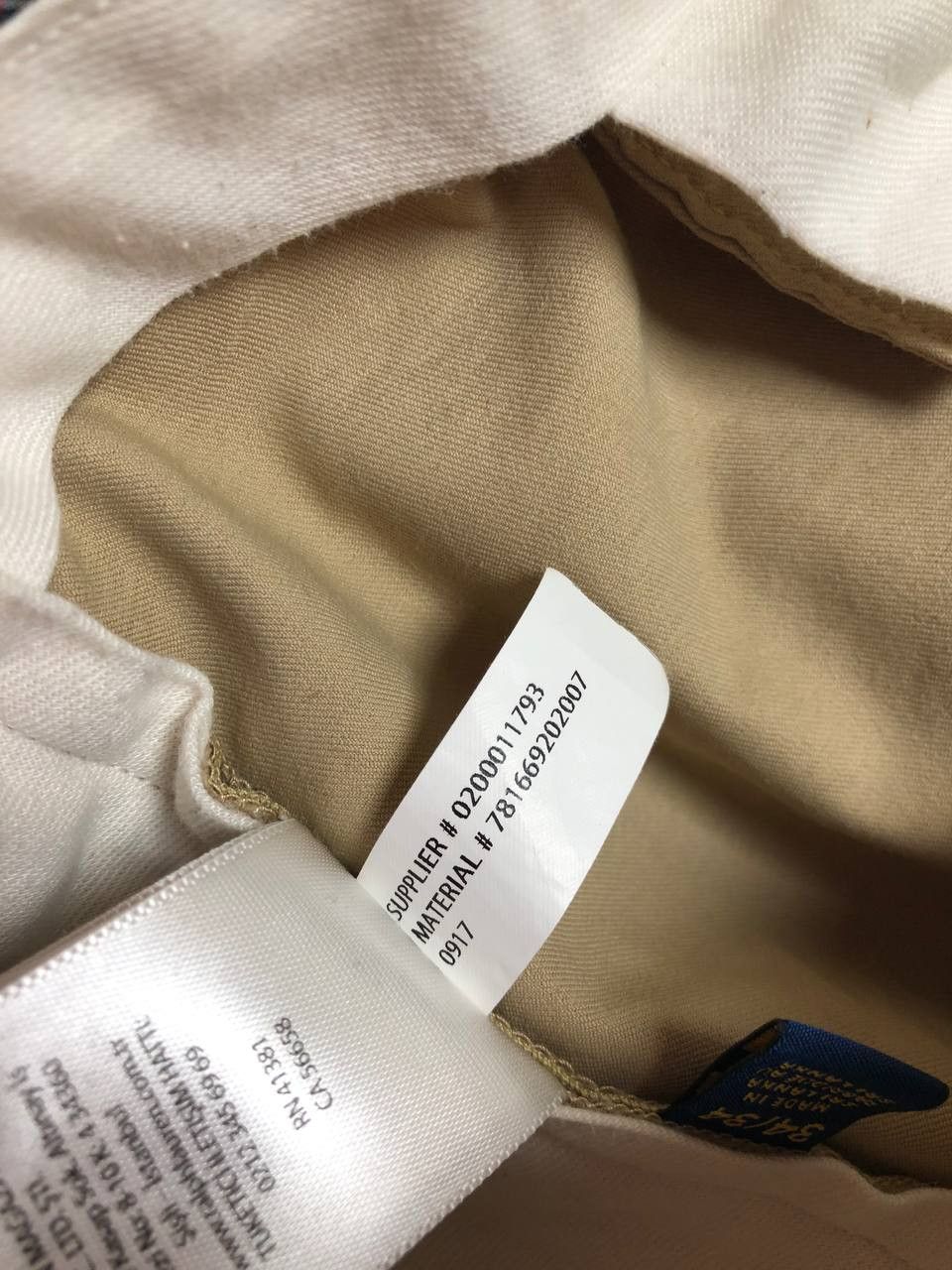 Polo Ralph Lauren × Vintage Polo Ralph Lauren Classic Fit Chino Pant FTP Size US 34 / EU 50 - 3 Thumbnail