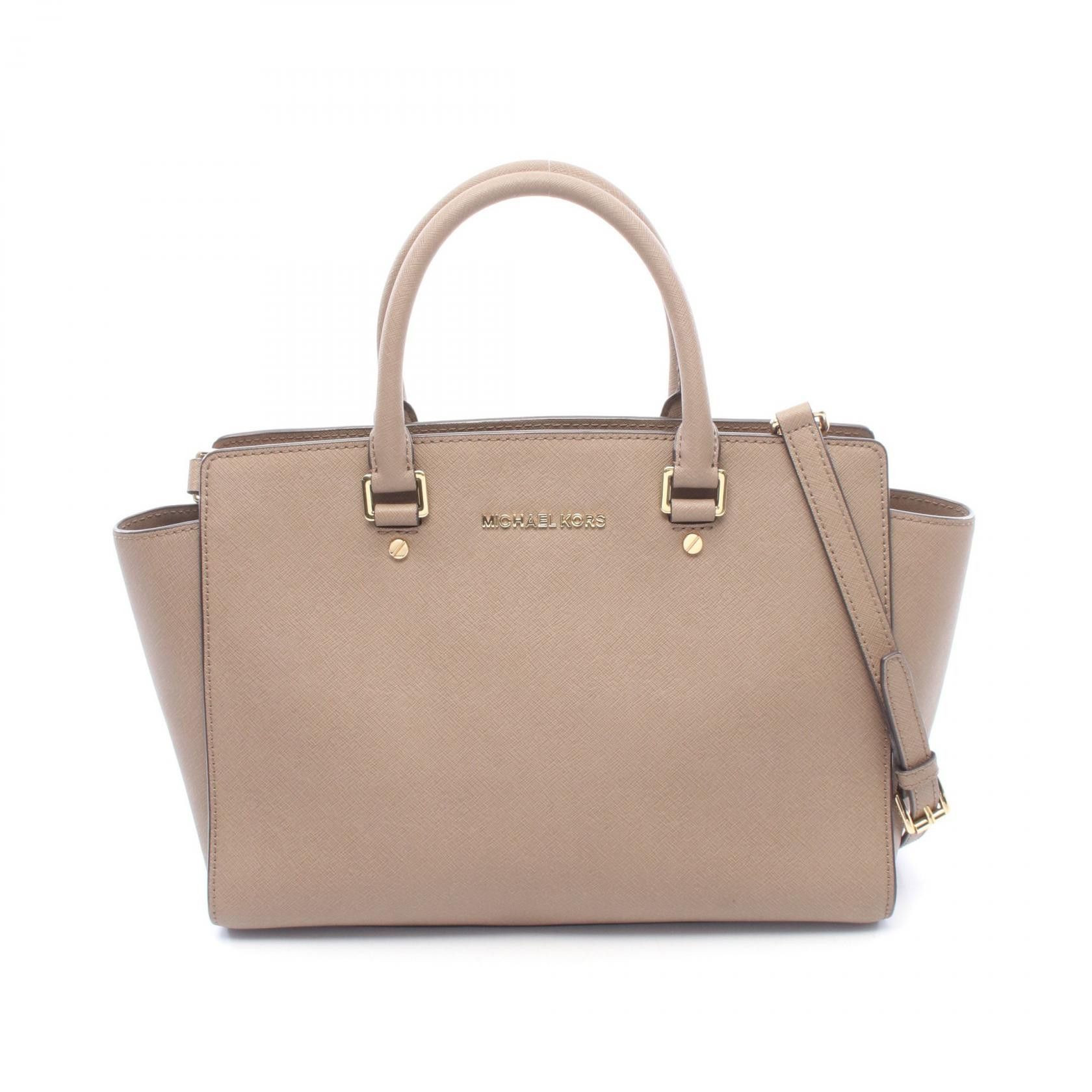 Michael Kors Michael Kors Michael Kors SELMA Leather 2way Handbag Leather Handbag SELMA DUTY FREE for USA Size ONE SIZE - 1 Thumbnail