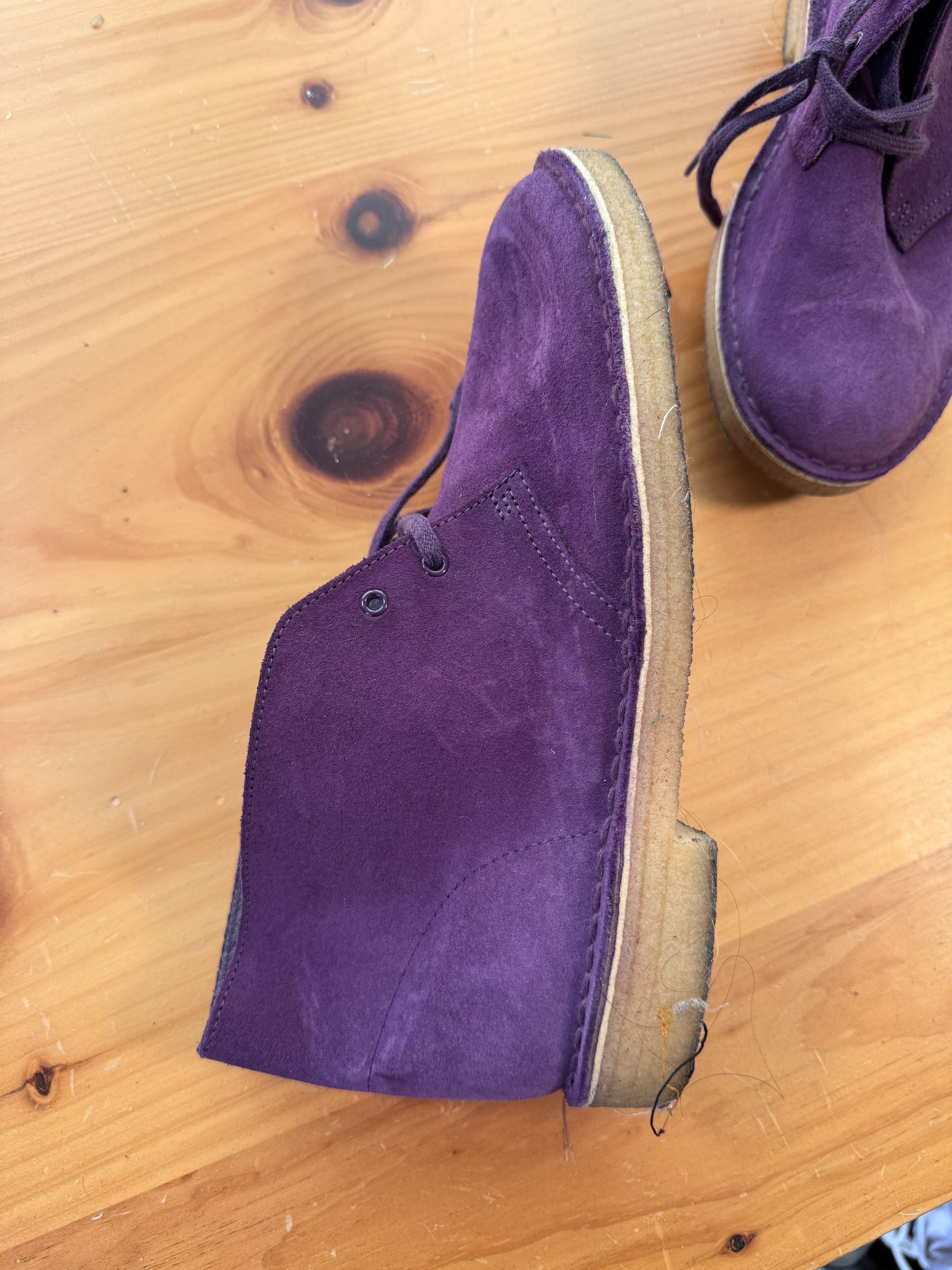Clarks Clarks Purple Desert Boot Size US 8.5 / EU 41-42 - 7 Thumbnail