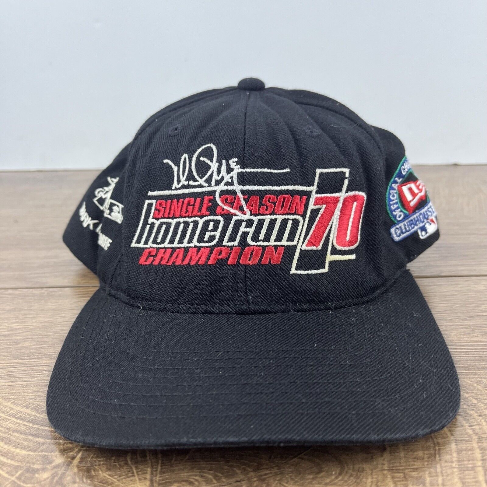 New Era Mark McGwire Hat New Era Black Snapback Hat Single Seasnon H Size ONE SIZE - 4 Thumbnail