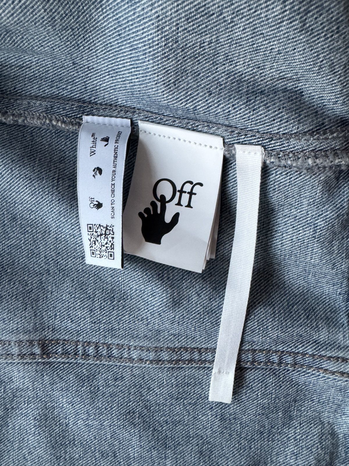 Off-White Off white Angel denim jacket M Size US M / EU 48-50 / 2 - 3 Thumbnail