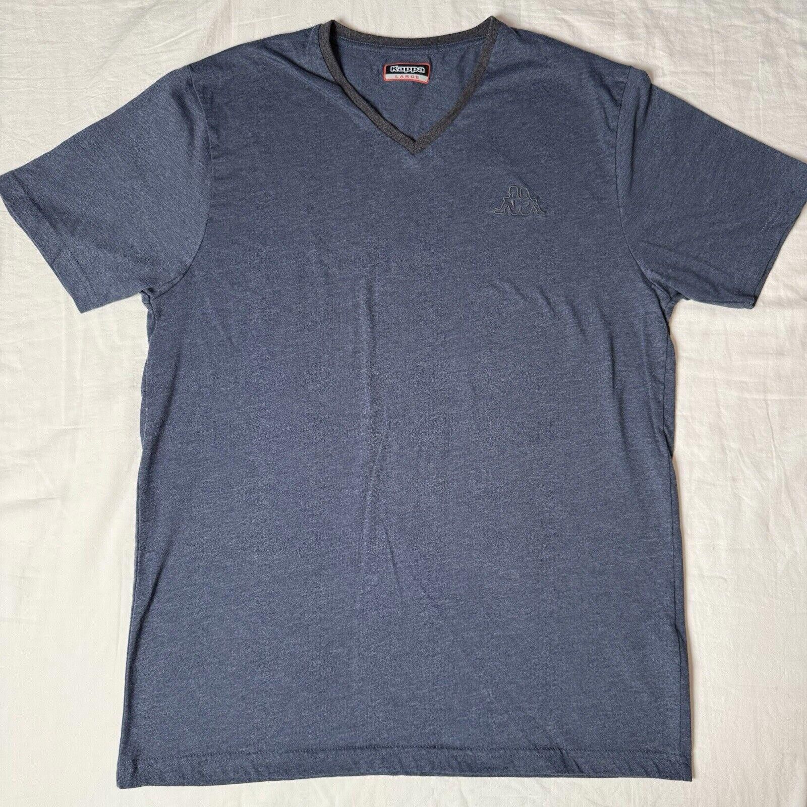 Kappa Kappa Logo V-Neck T-Shirt Soccer Men’s L Size US L / EU 52-54 / 3 - 1 Thumbnail
