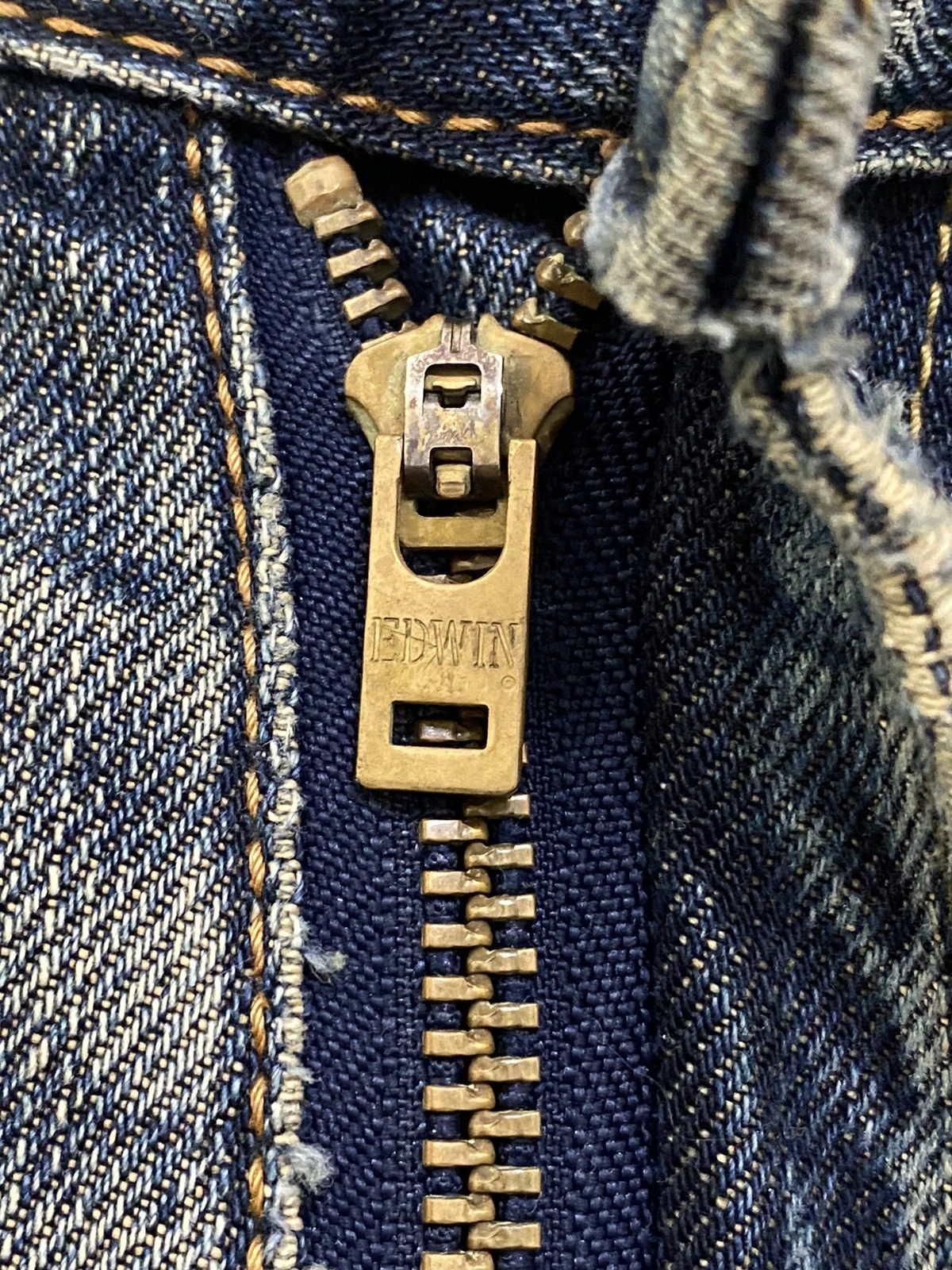 Edwin 💥VINTAGE EDWIN REWORK SHASIKO BORO JAPAN Size US 36 / EU 52 - 13 Thumbnail
