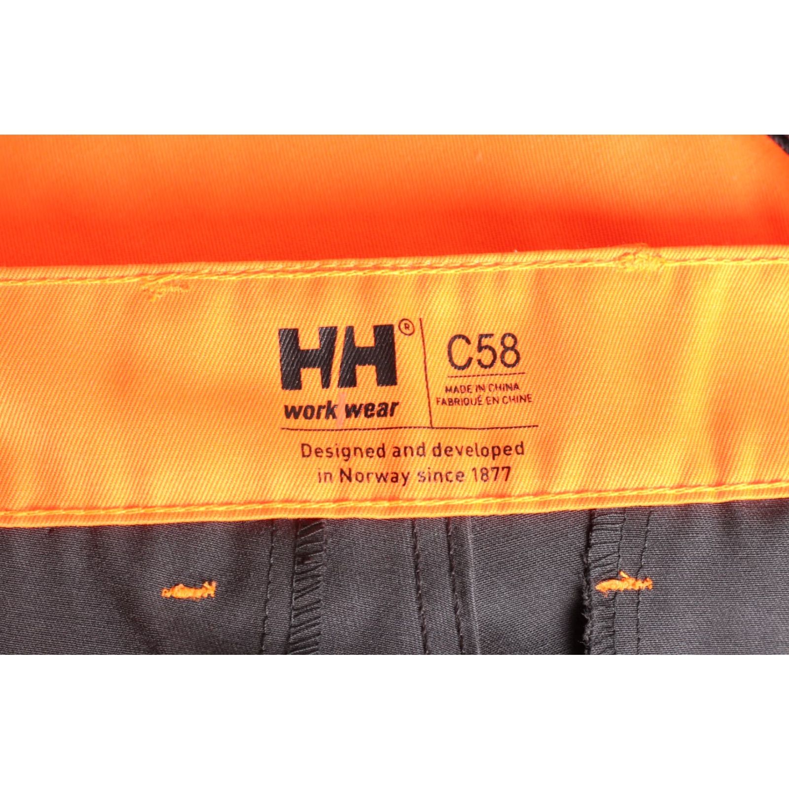 Helly Hansen VINTAGE HELLY HANSEN Alna Cons Cl1 Workwear Trousers Men 38 Orange Cargo Pants 33in 9.5in Hem Mens Size US 38 / EU 54 - 4 Thumbnail