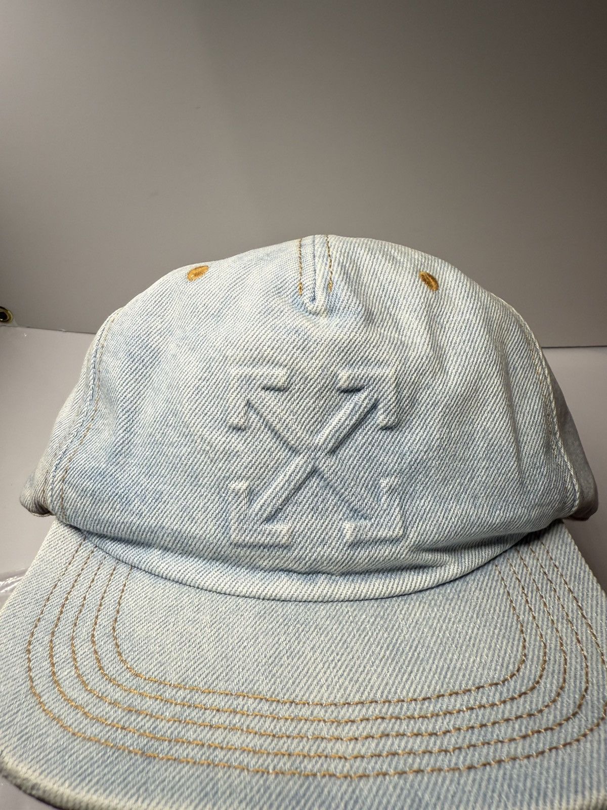Off-White Off White - Arrows Denim Baseball Cap Size ONE SIZE - 8 Thumbnail