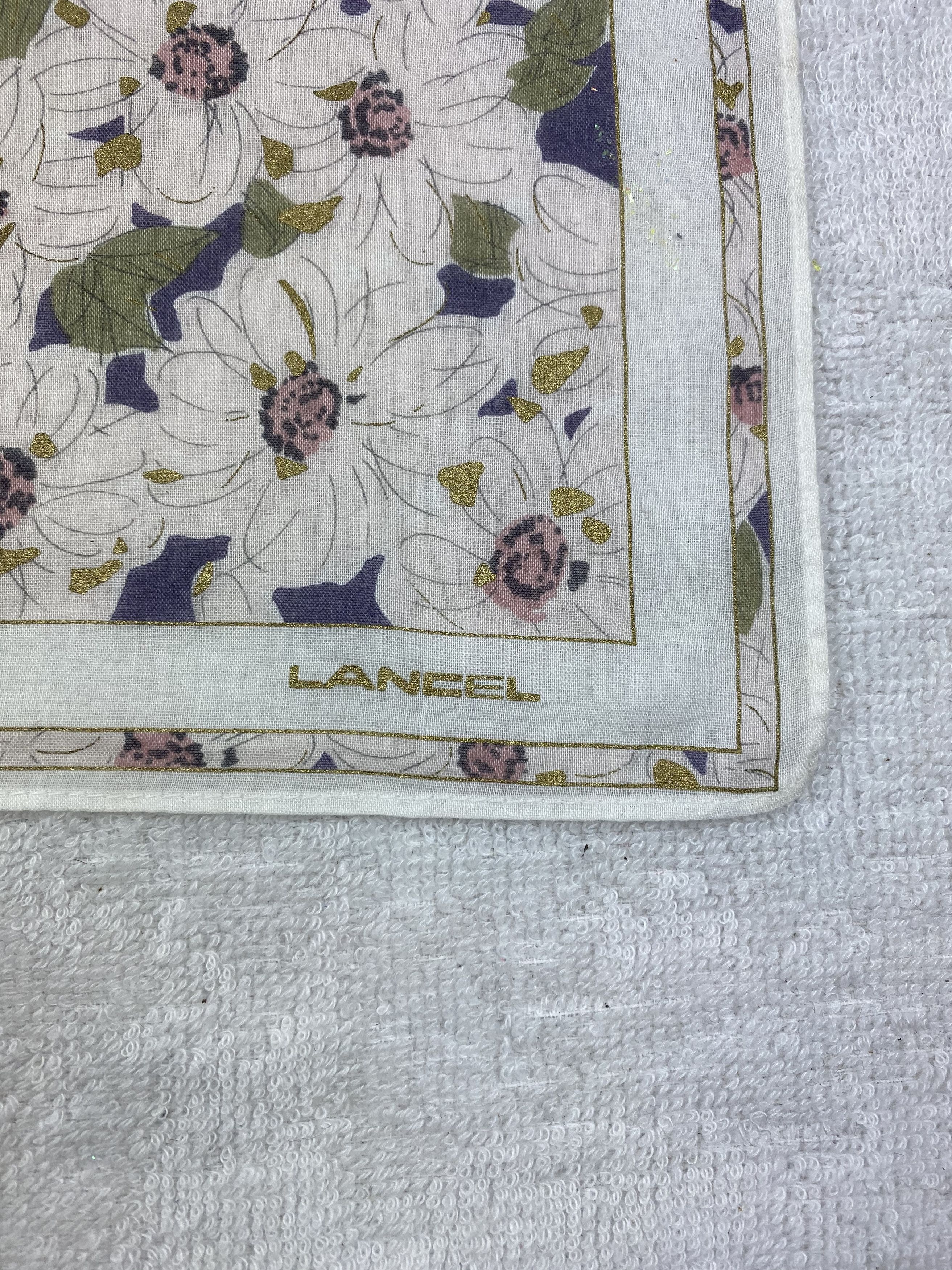 Lancel × Vintage Lancel Handkerchief / Bandana / Neckerchief Size ONE SIZE - 5 Thumbnail