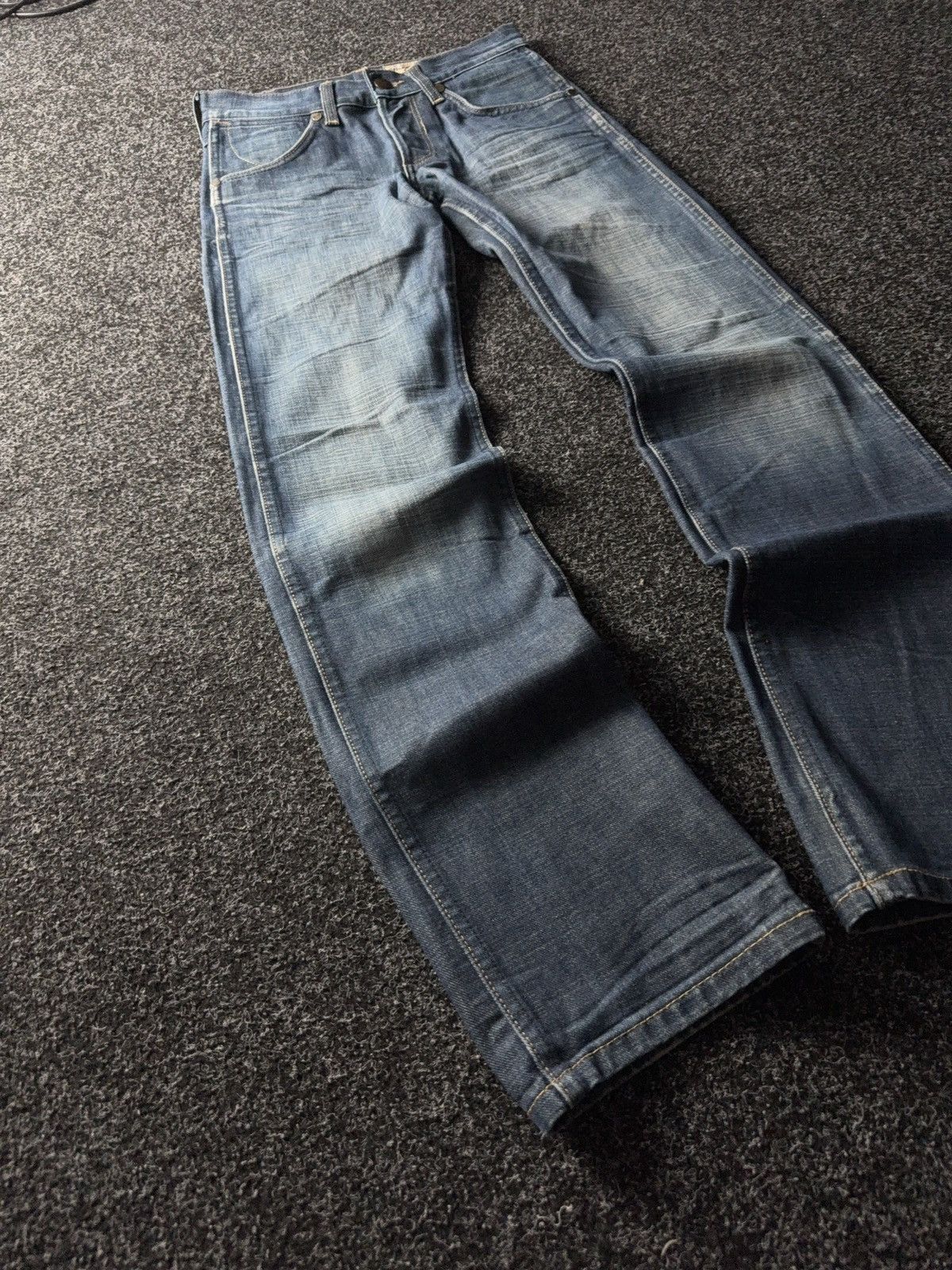 Wrangler Western Cowboy Wrangler ACE 1947 Vintage Button Denim Jeans Size US 28 / EU 44 - 2 Thumbnail