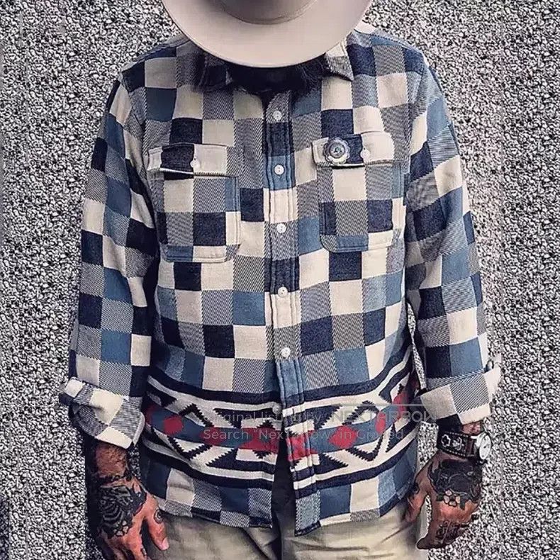 RRL Ralph Lauren RRL Ralph Lauren Retro American workwear checkered thick s Size US L / EU 52-54 / 3 - 1 Thumbnail