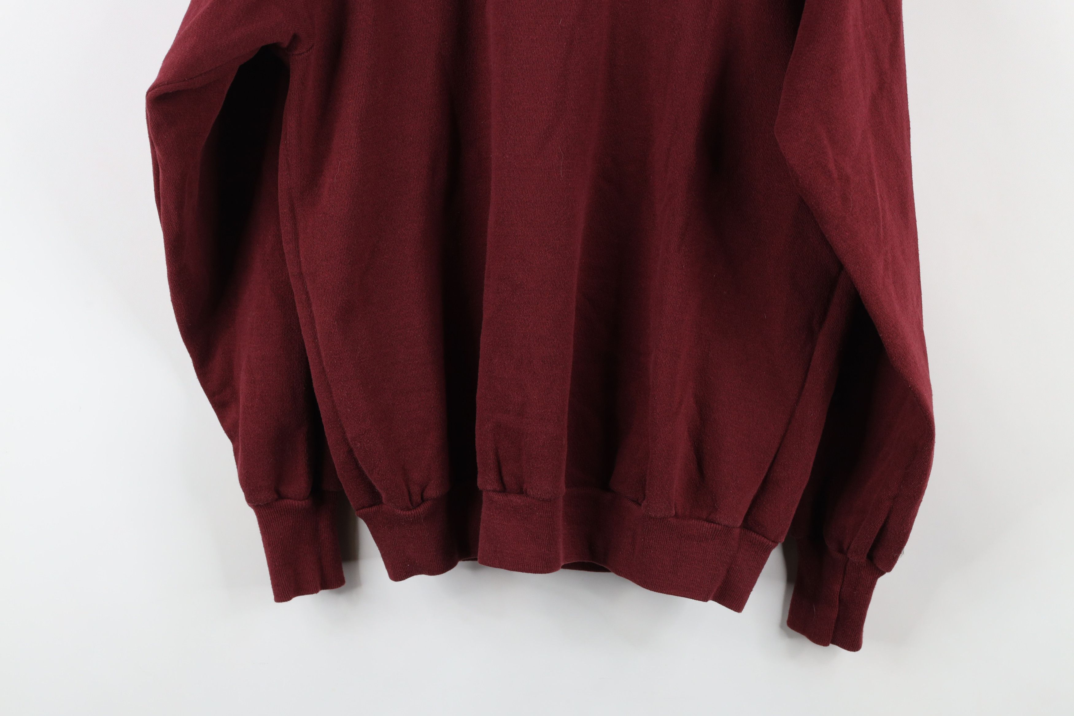 Vintage Vintage 60s 70s Healthknit Crewneck Sweatshirt Burgundy USA Size US L / EU 52-54 / 3 - 8 Thumbnail