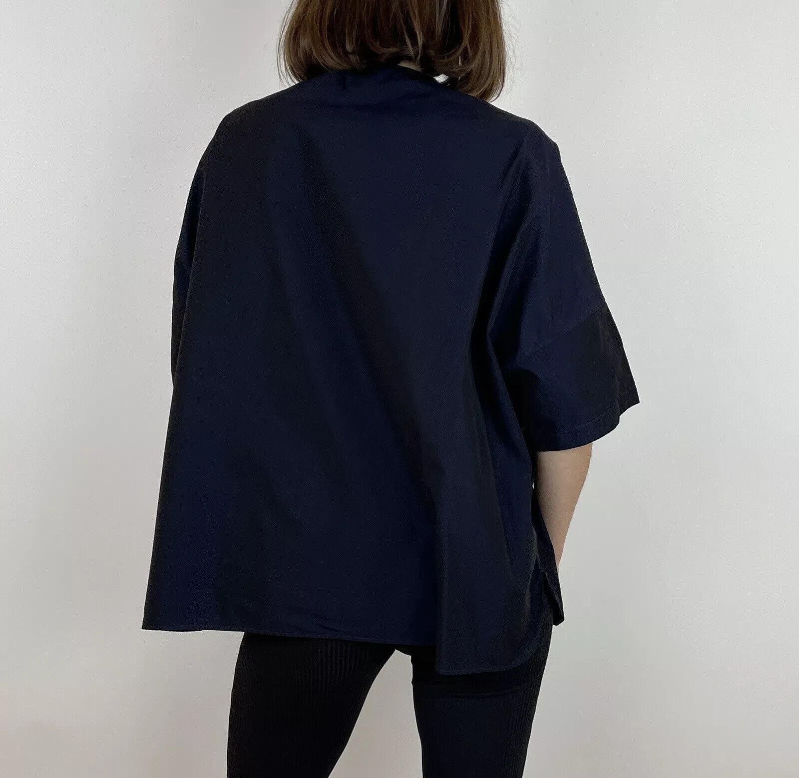 Other ASCIARI Cotton Button-Up Shirt Top Blue Size 1 Size M / US 6-8 / IT 42-44 - 3 Thumbnail