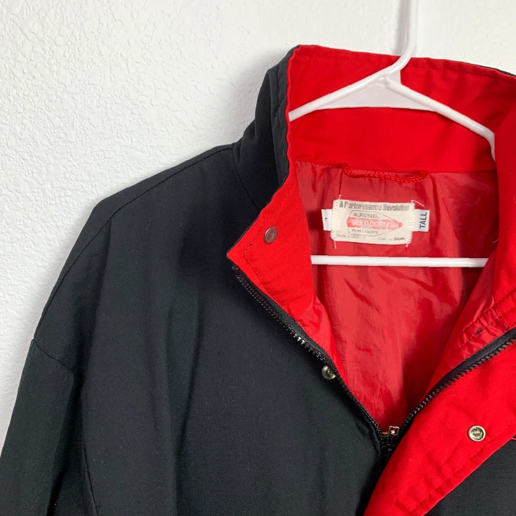 Vintage VINTAGE King Louie Jacket Tailored Bomber Jacket Snap Full Zip Black LT Mens Large Tall Cotton Blend Nylon Lining 65% Polyester 35% Cotton Shown Size US L / EU 52-54 / 3 - 2 Thumbnail