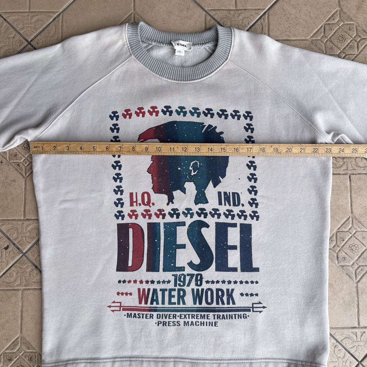 Diesel × Vintage Diesel Sweatshirt Size M to L Size US L / EU 52-54 / 3 - 9 Thumbnail