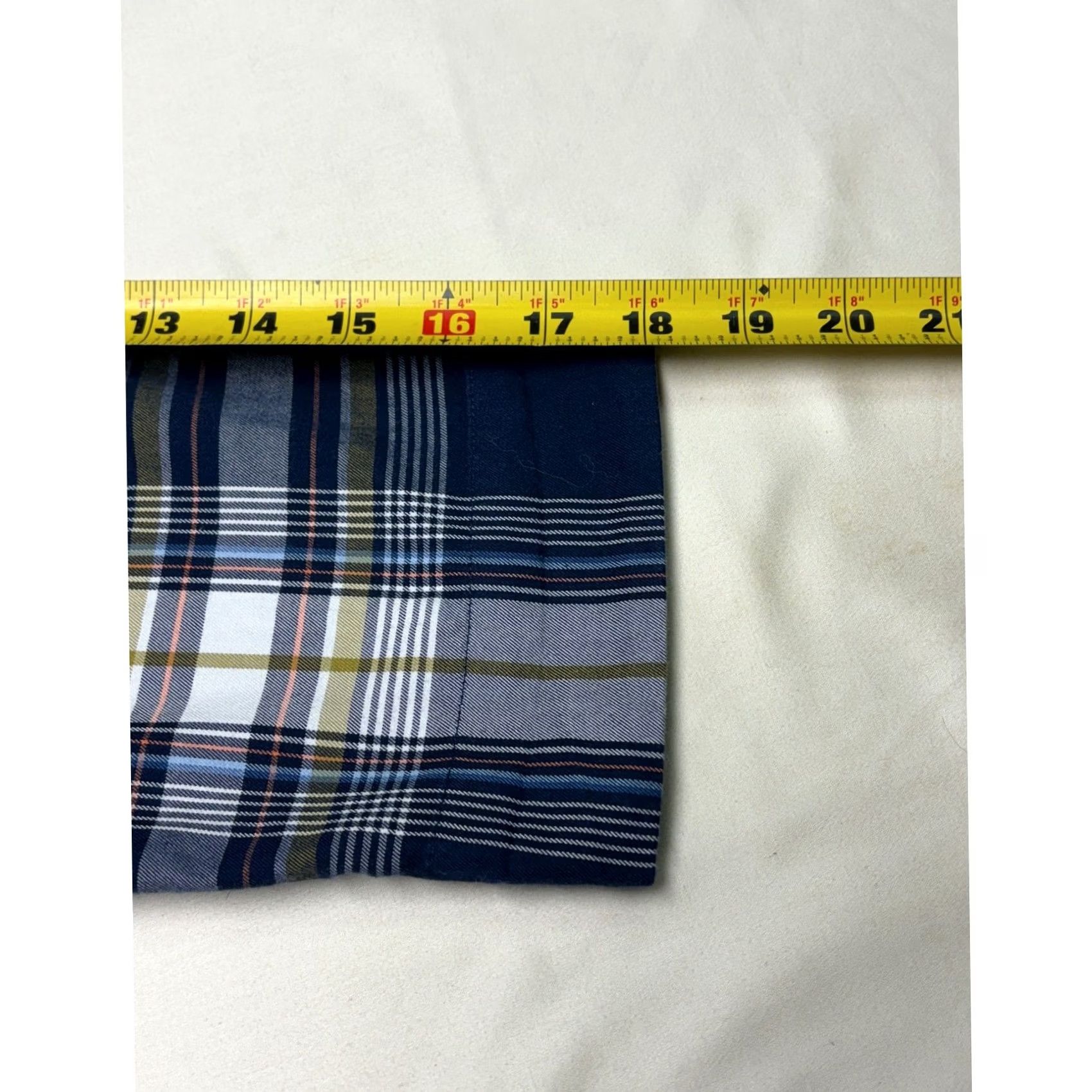 Pendleton Pendleton Tunic Blouse 3/4 Sleeve Plaid Blue White Olive Green Large Women’s Top Shirt Size L / US 10 / IT 46 - 7 Thumbnail