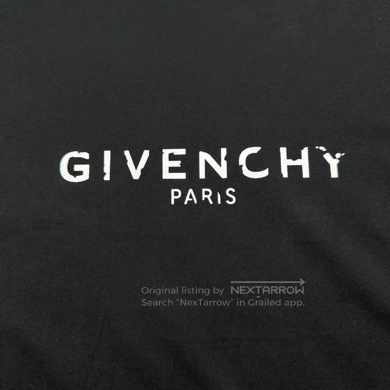 Givenchy Givenchy Dissolve Letter Print Round Neck Casual Short Sle Size US M / EU 48-50 / 2 - 6 Thumbnail