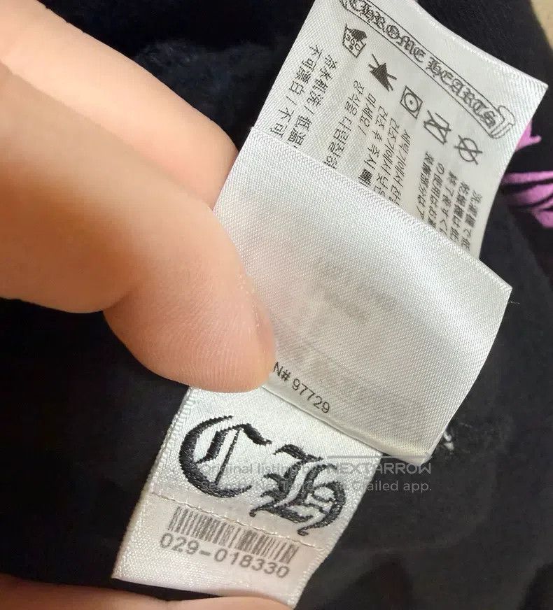 Chrome Hearts CHROME HEARTS Size L Black arm powder website behind big ho Size US L / EU 52-54 / 3 - 6 Thumbnail