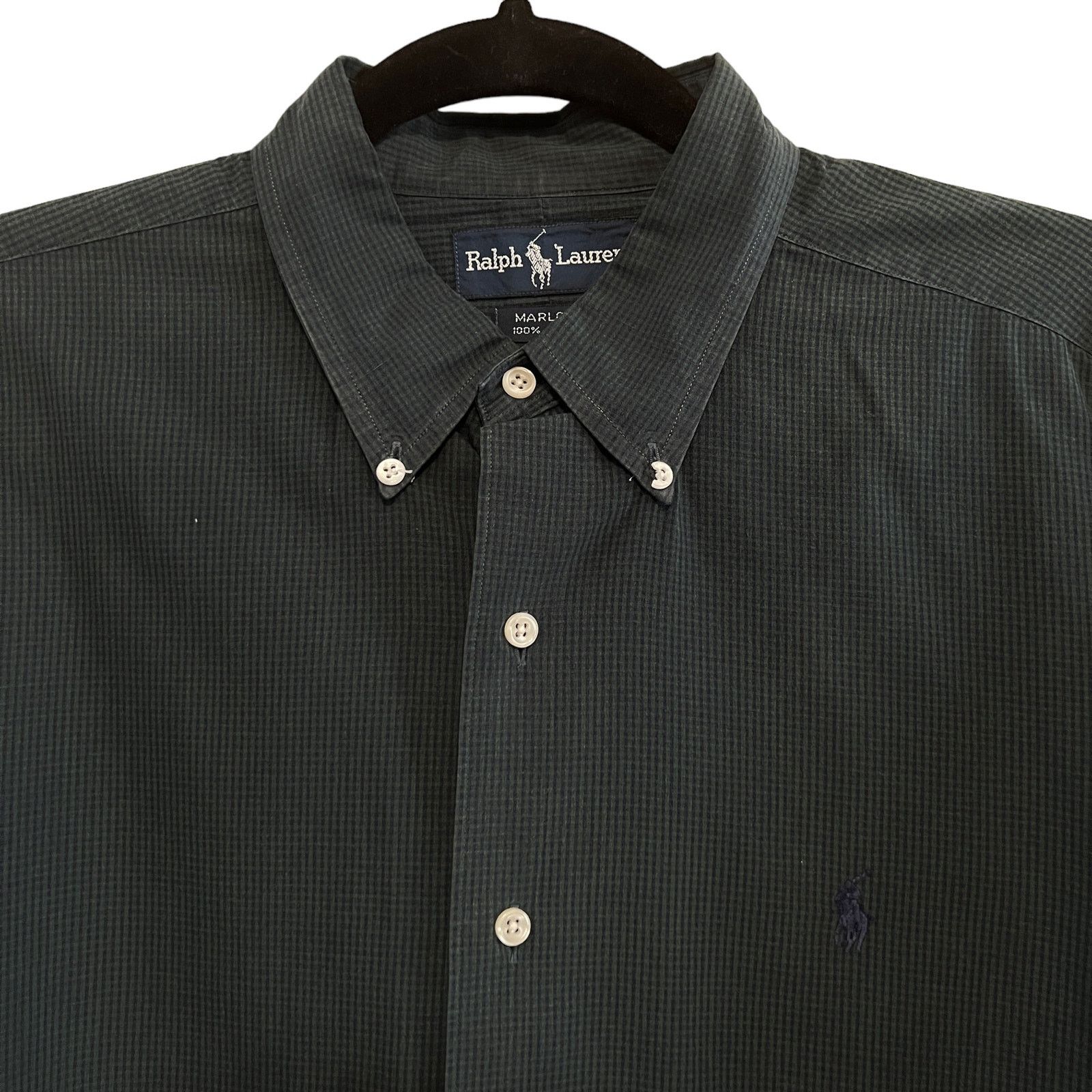 Ralph Lauren Ralph Lauren Green Gingham Marlowe Button Down Shirt L Size US L / EU 52-54 / 3 - 4 Thumbnail