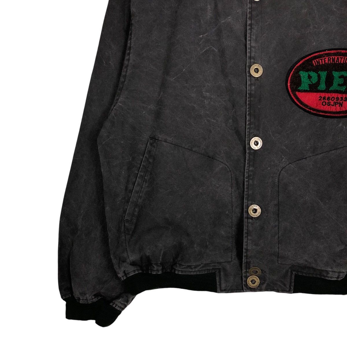 Japanese Brand × Vintage 📌Vintage Chore Bomber Jacket Grandness Big Logo Biker Wear Size US M / EU 48-50 / 2 - 5 Thumbnail