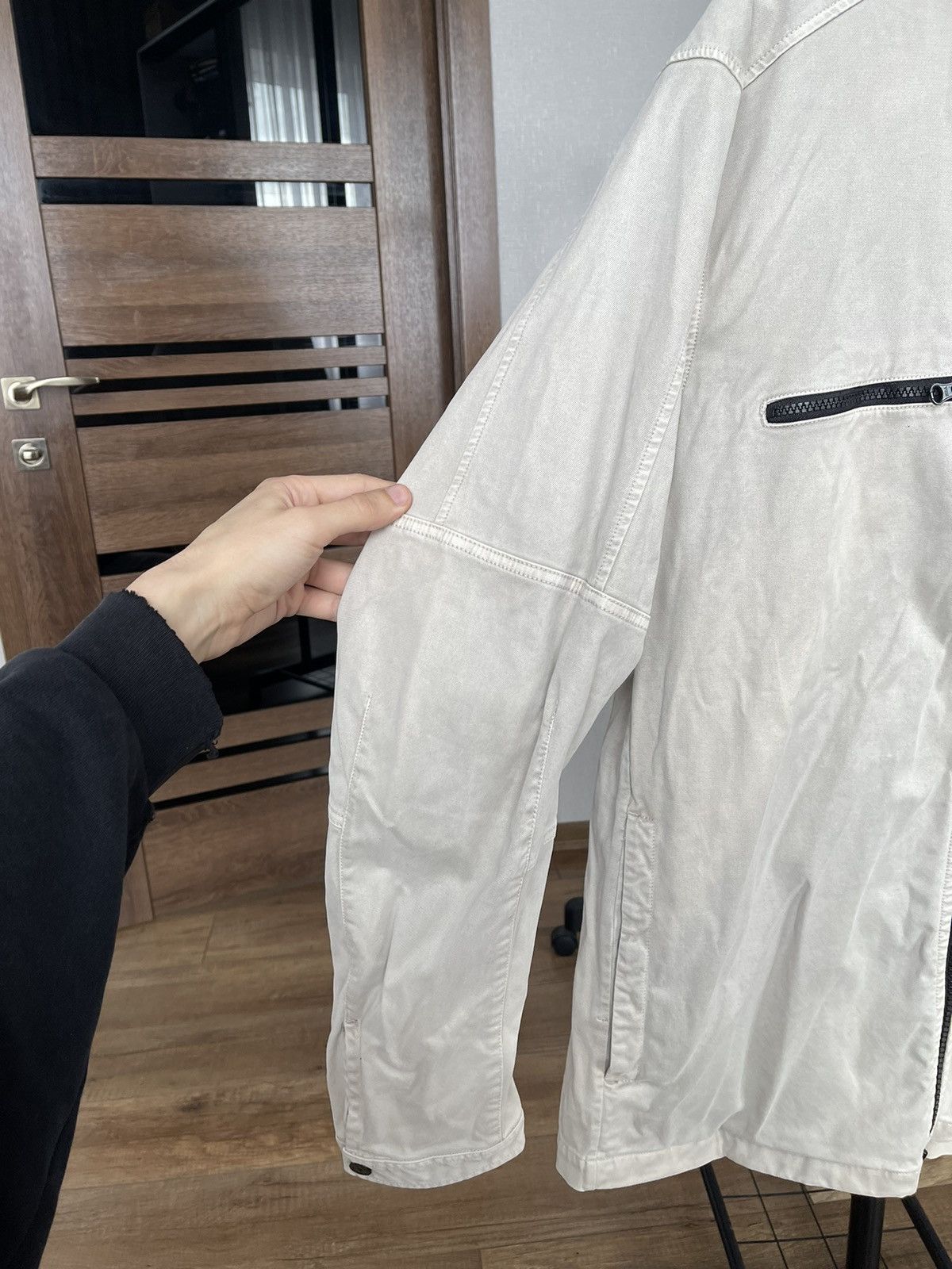 Stone Island Stone Island Hooded Zip Overshirt Light Jacket Size US XXL / EU 58 / 5 - 5 Thumbnail