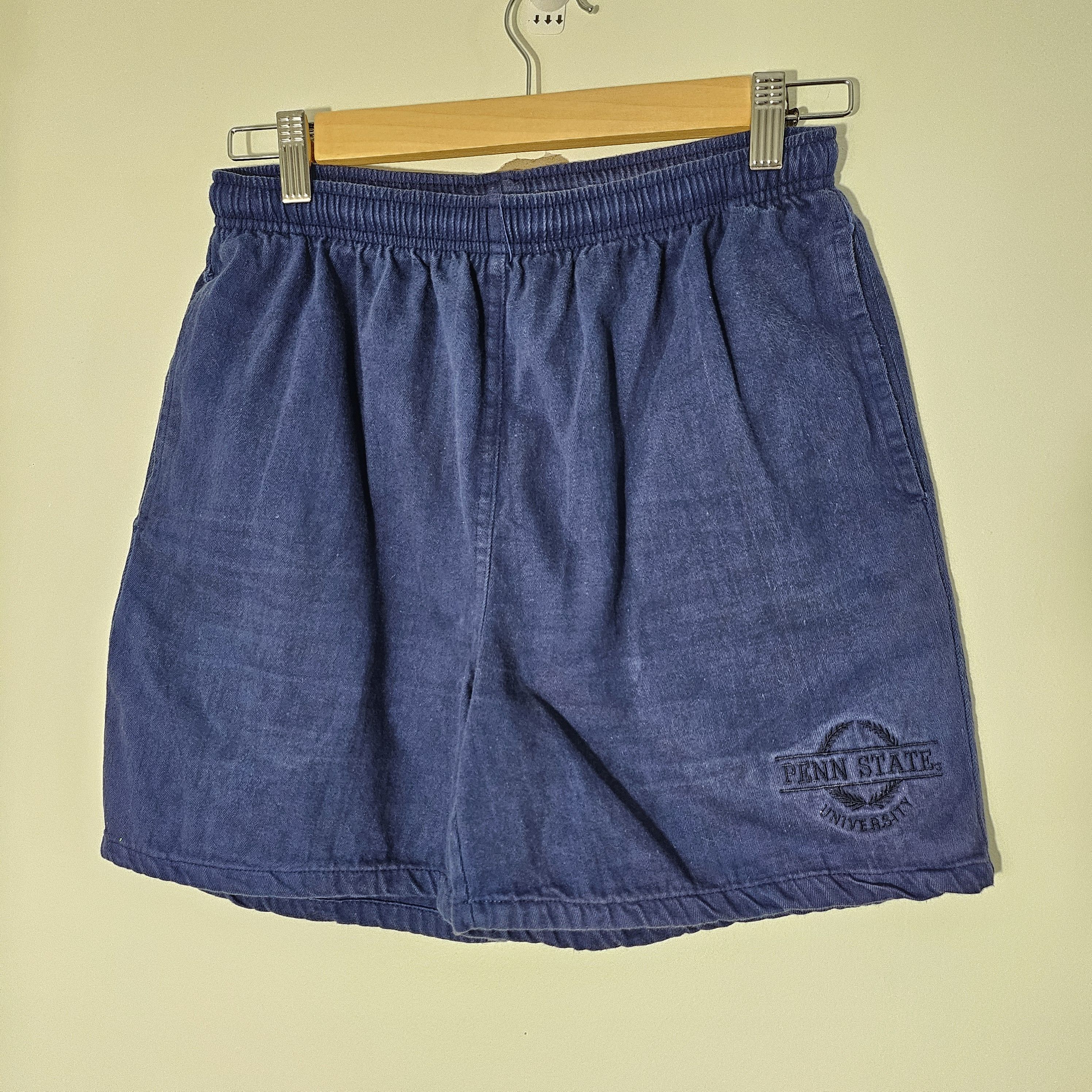 Gear for Sports × Vintage VTG 80s Penn State Logo Cotton Shorts Size US 28 / EU 44 - 2 Thumbnail