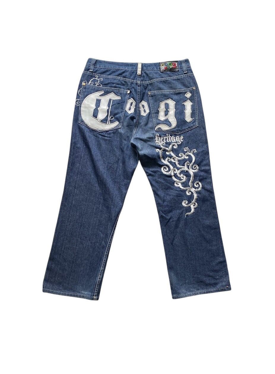 Coogi Baggy Jeans Embroidered Y2k Rapper Style