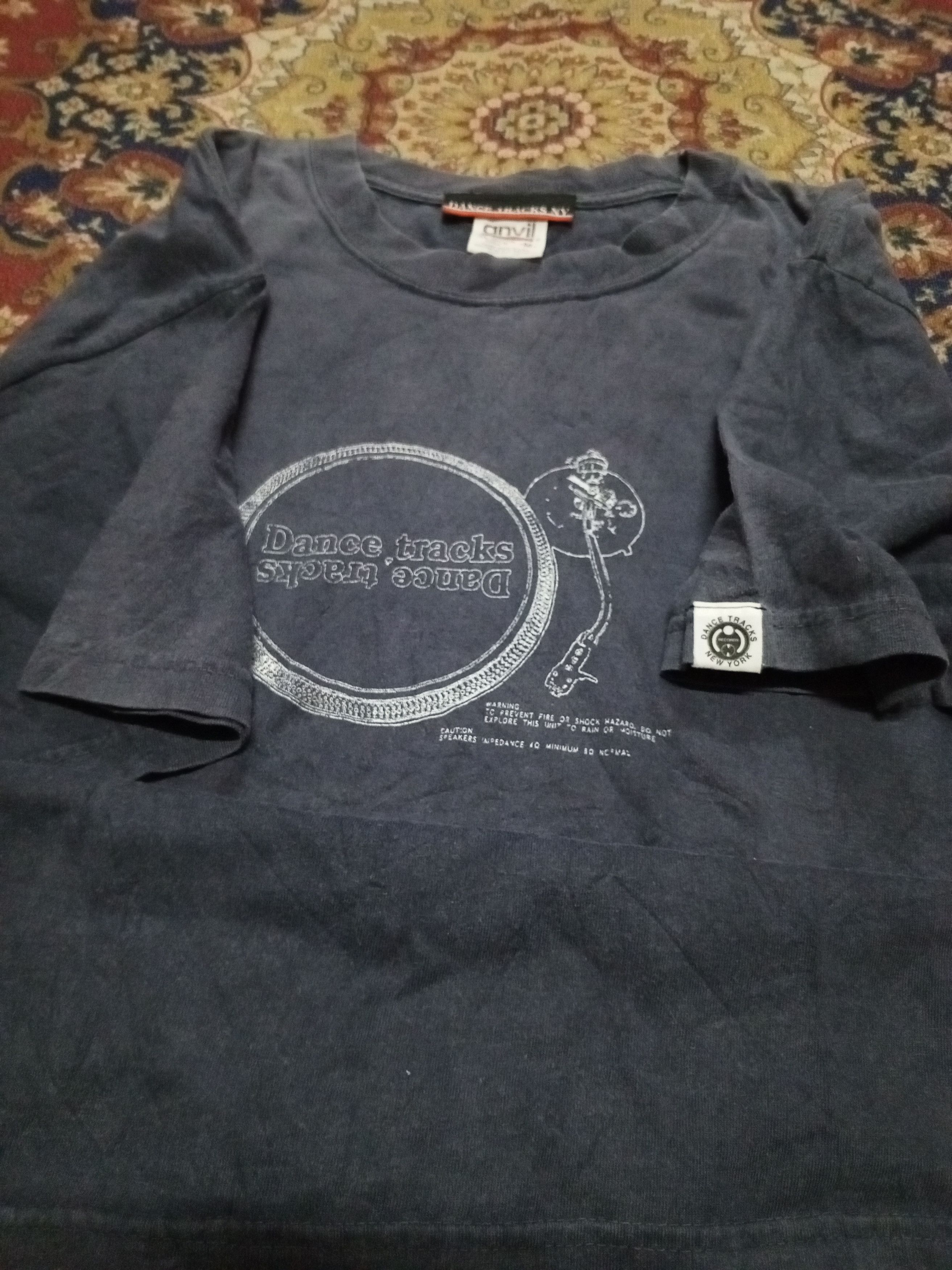 Vintage 99-00s dance tracks rare photos tee Size US M / EU 48-50 / 2 - 4 Thumbnail