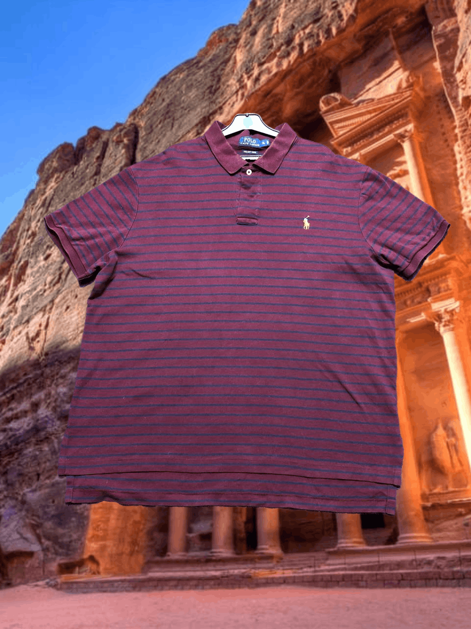 Polo Ralph Lauren Vintage striped print Polo Ralph Lauren T-shirt size XL Y2K Size US XL / EU 56 / 4 - 1 Thumbnail