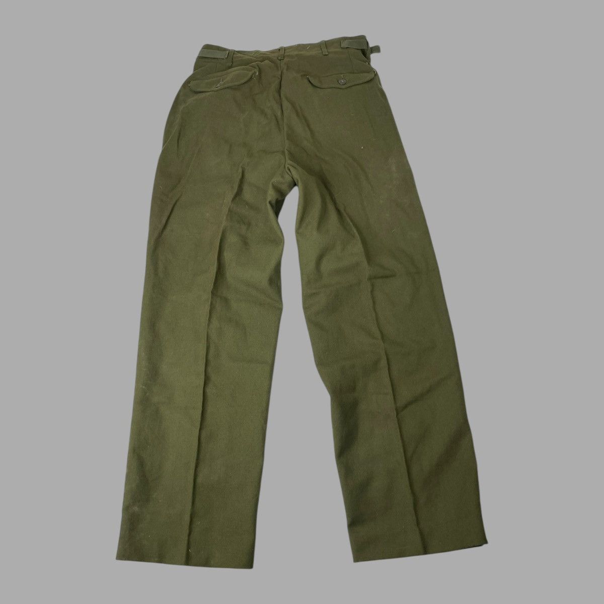 Vintage Vintage m-1951 og-108 pleated wool military trousers Size US 30 / EU 46 - 2 Thumbnail