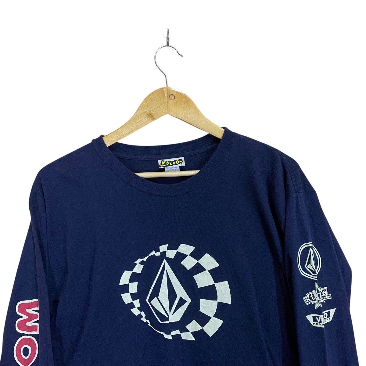 Vintage Vintage 90s Volcom Skate Made In Usa Longsleeve Tee Size US S / EU 44-46 / 1 - 4 Thumbnail