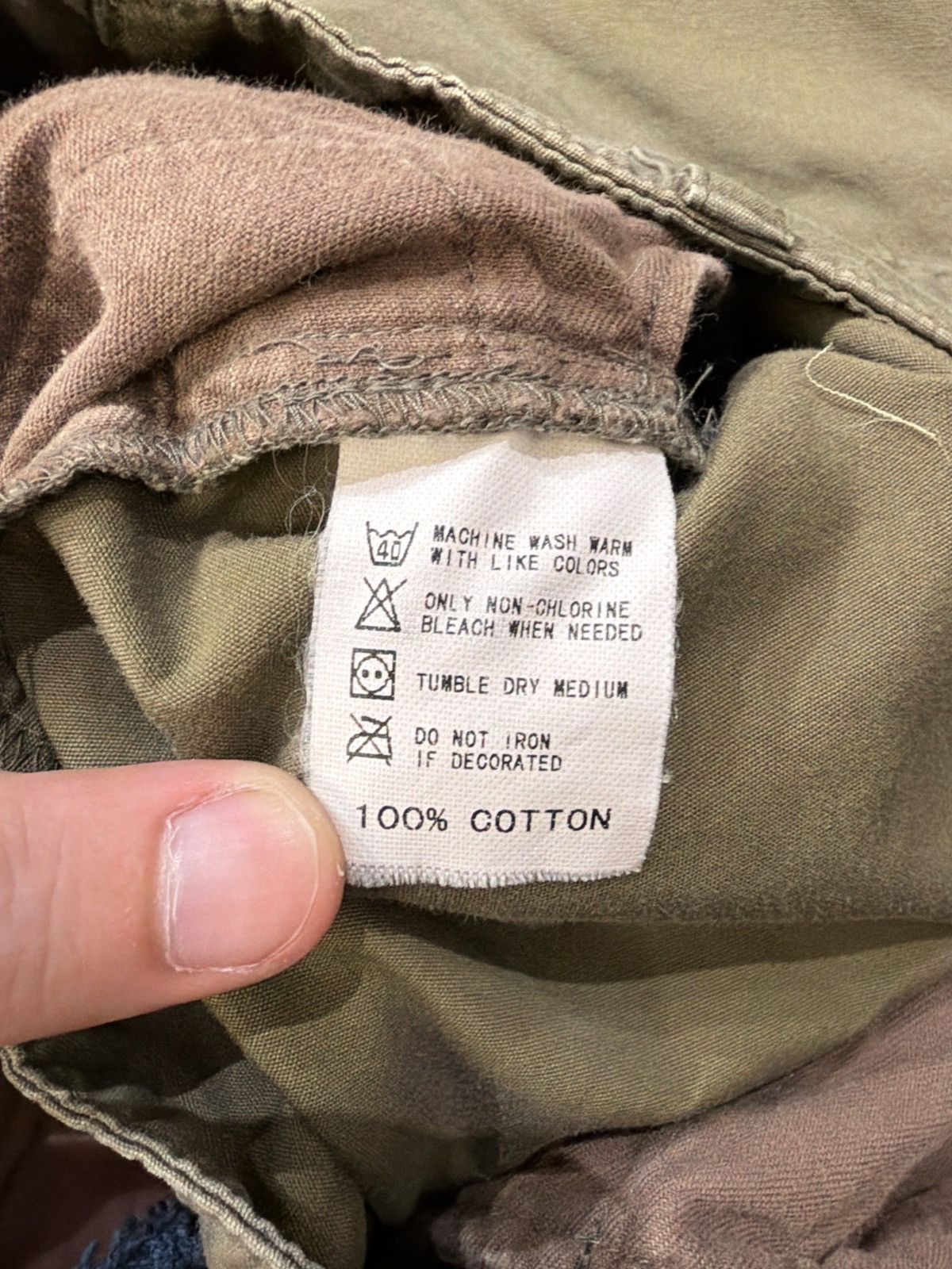 Good Enough Good Enough Olive Cargo Pants Size US 32 / EU 48 - 4 Thumbnail