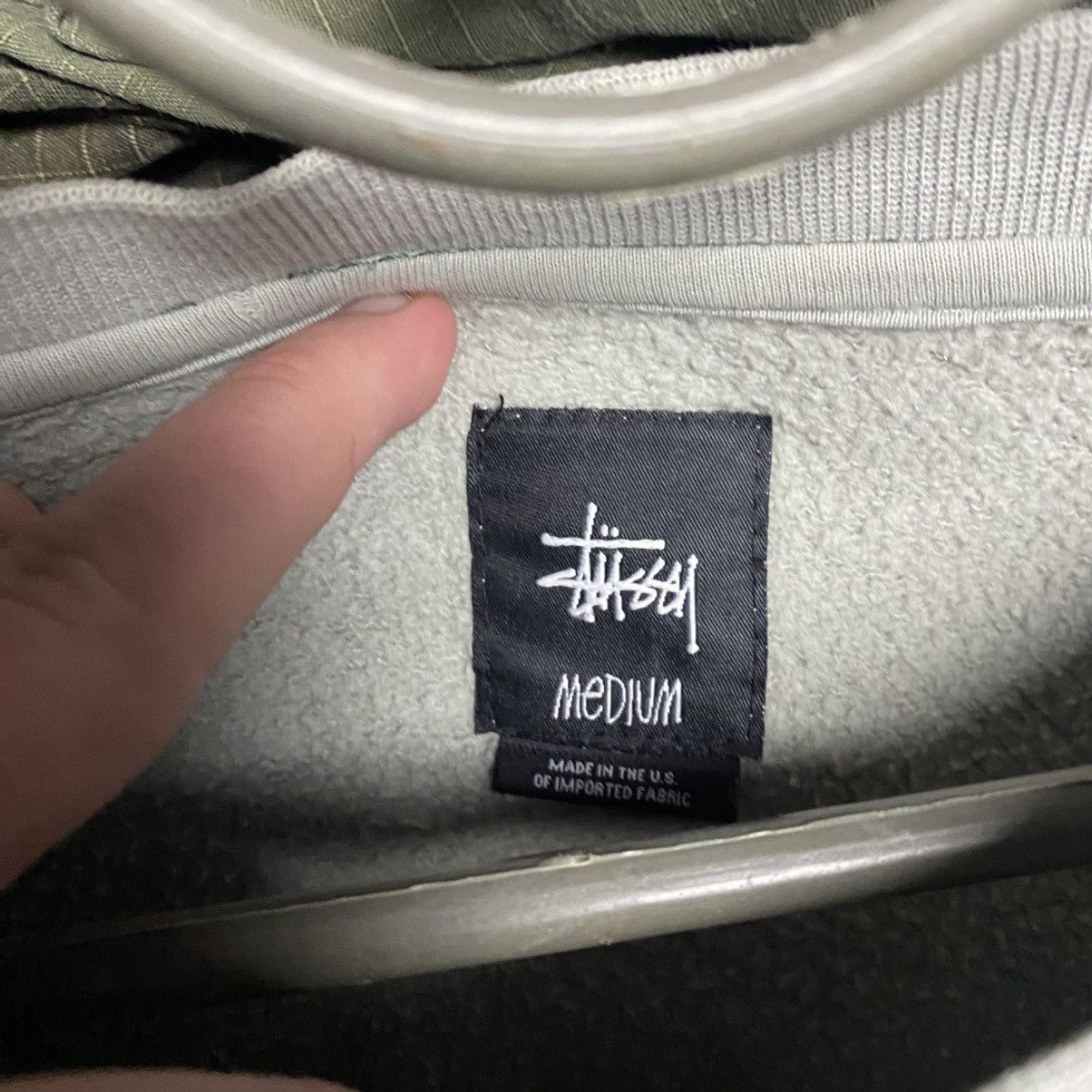 Stussy Luxury Stussy Big Logo y2k designer opium sweatshirt size M Size US M / EU 48-50 / 2 - 4 Thumbnail