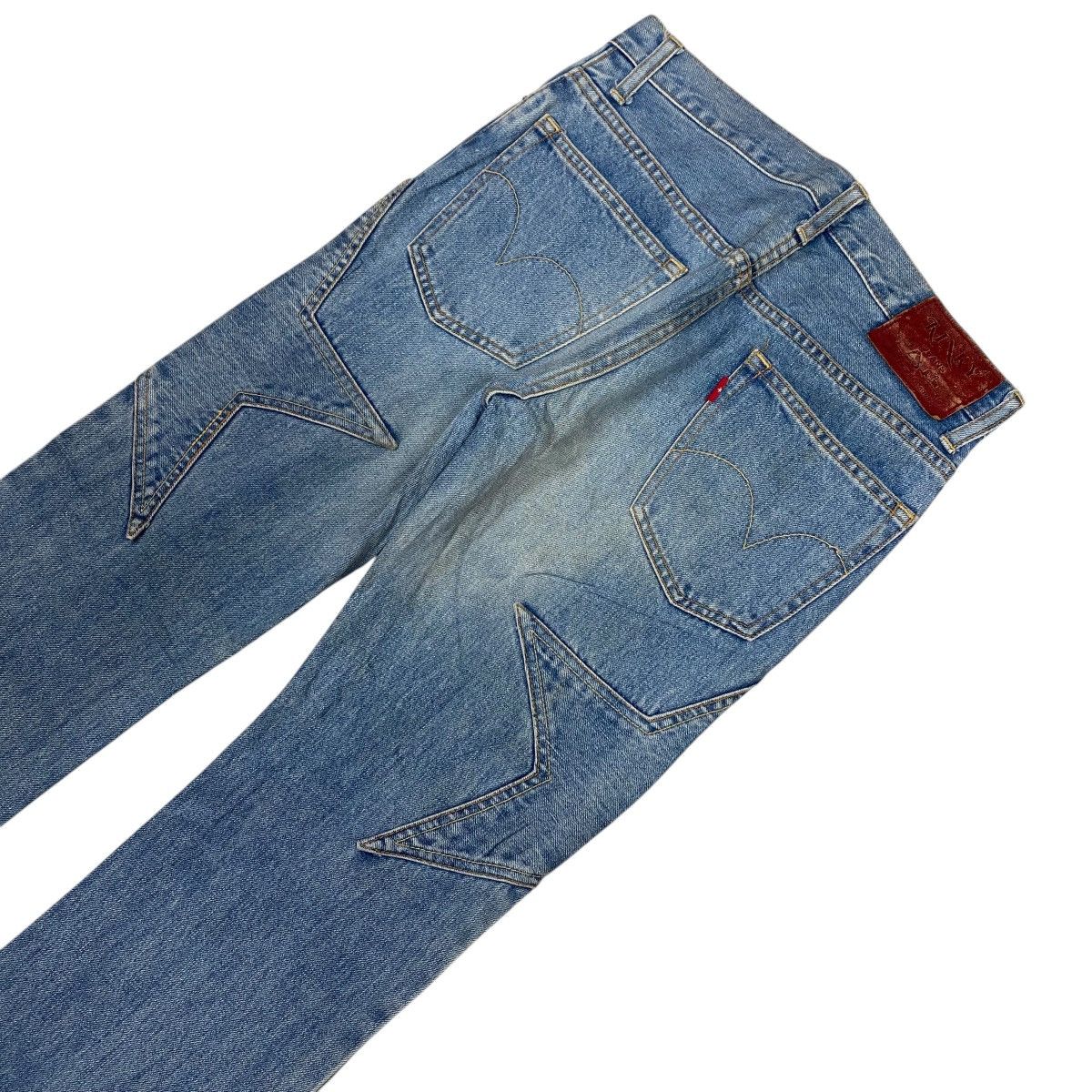 Hysteric Glamour × Japanese Brand Hysteric Glamour Stars Patchwork Denim Pants Size US 28 / EU 44 - 7 Thumbnail