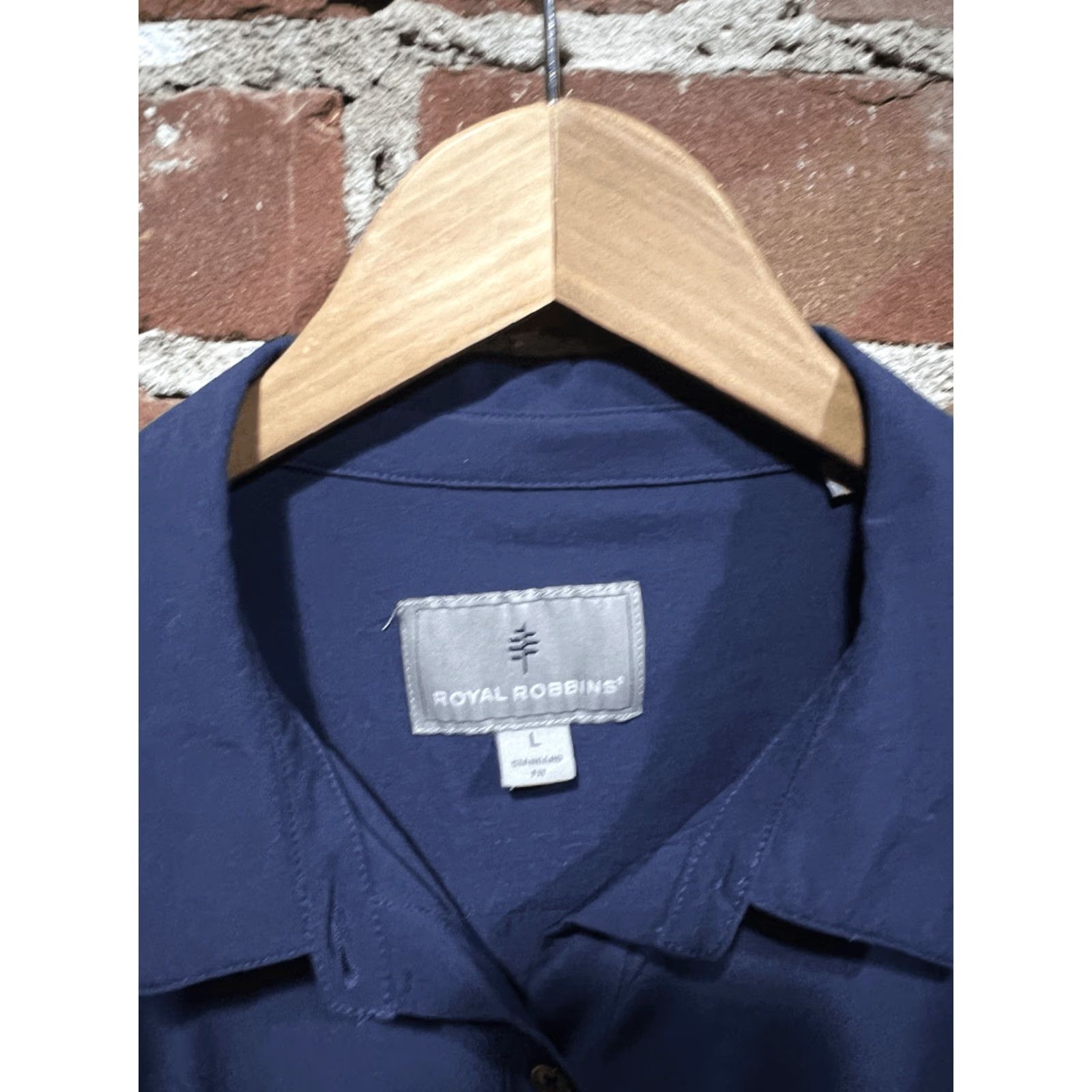 Royal Robbins Royal Robbins Mens Blue Long Sleeve Button-Up Shirt Outdoor L Size US L / EU 52-54 / 3 - 3 Thumbnail