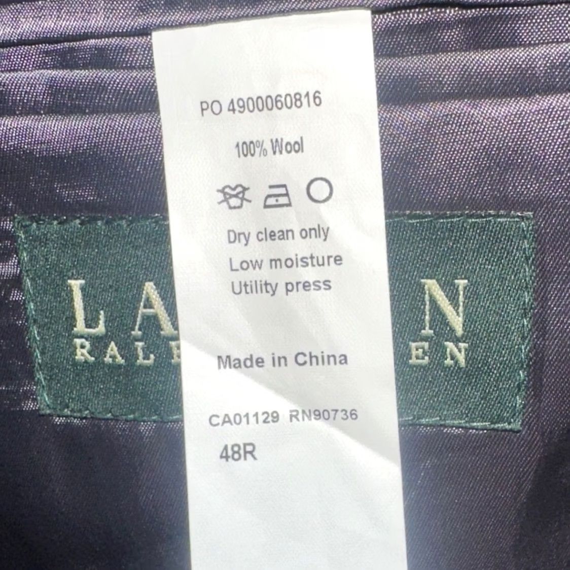 Ralph Lauren VINTAGE? No. Size US M / EU 48-50 / 2 - 7 Thumbnail