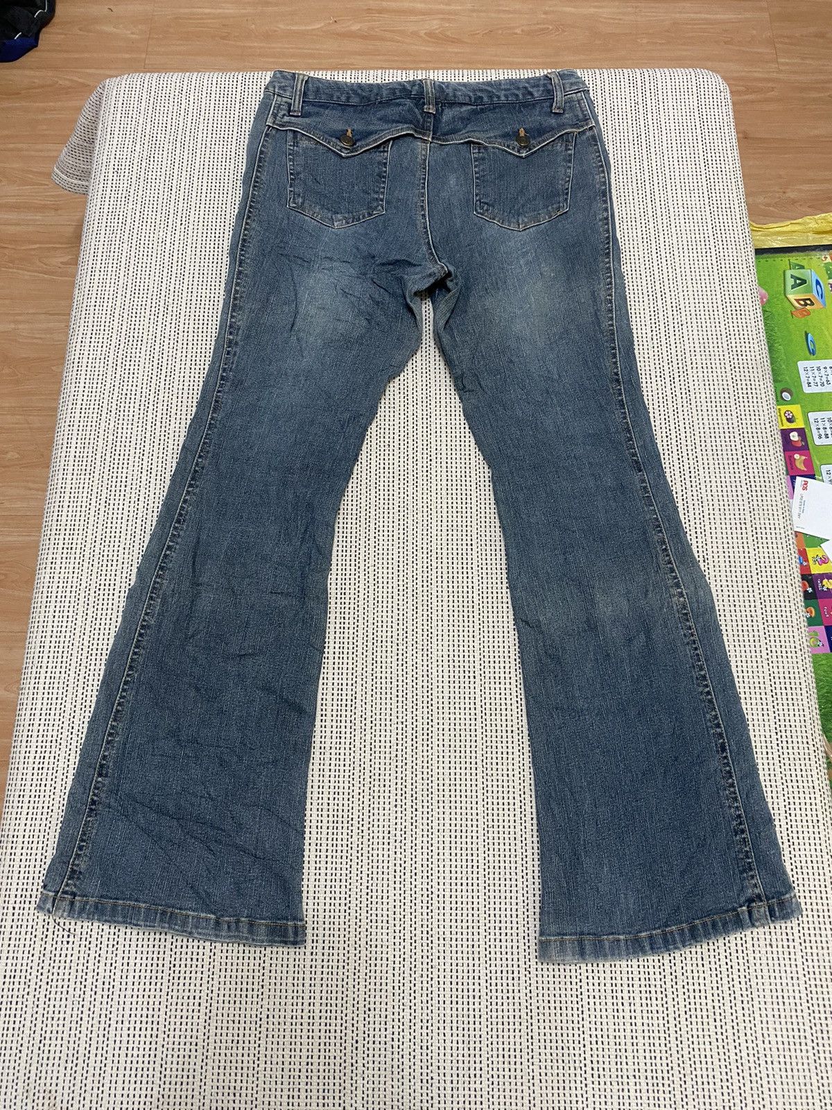Japanese Brand × Vintage Distressed bootcut third gear very rare Size 31" - 5 Thumbnail