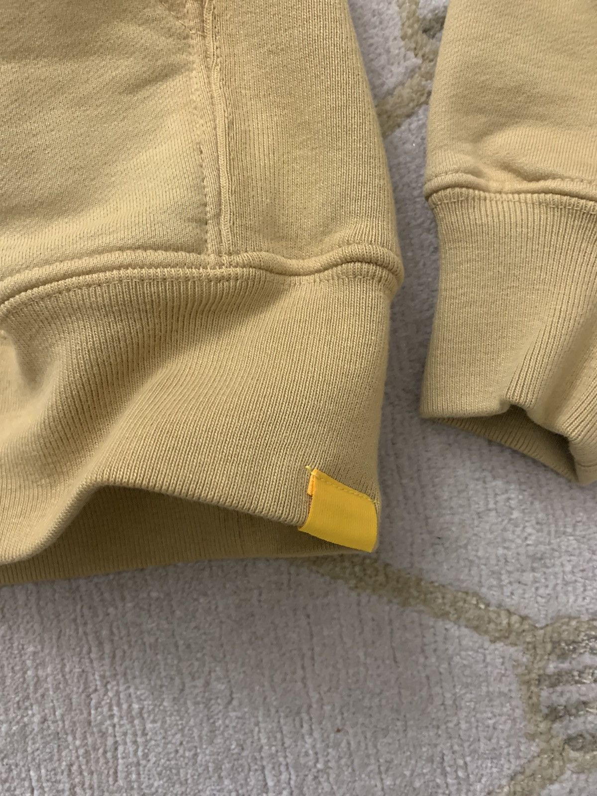 Other Yellow Label Co. Heavy Cropped Hoodie in Camel Size XS / US 0-2 / IT 36-38 - 3 Thumbnail